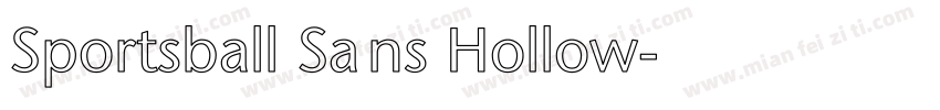 Sportsball Sans Hollow字体转换